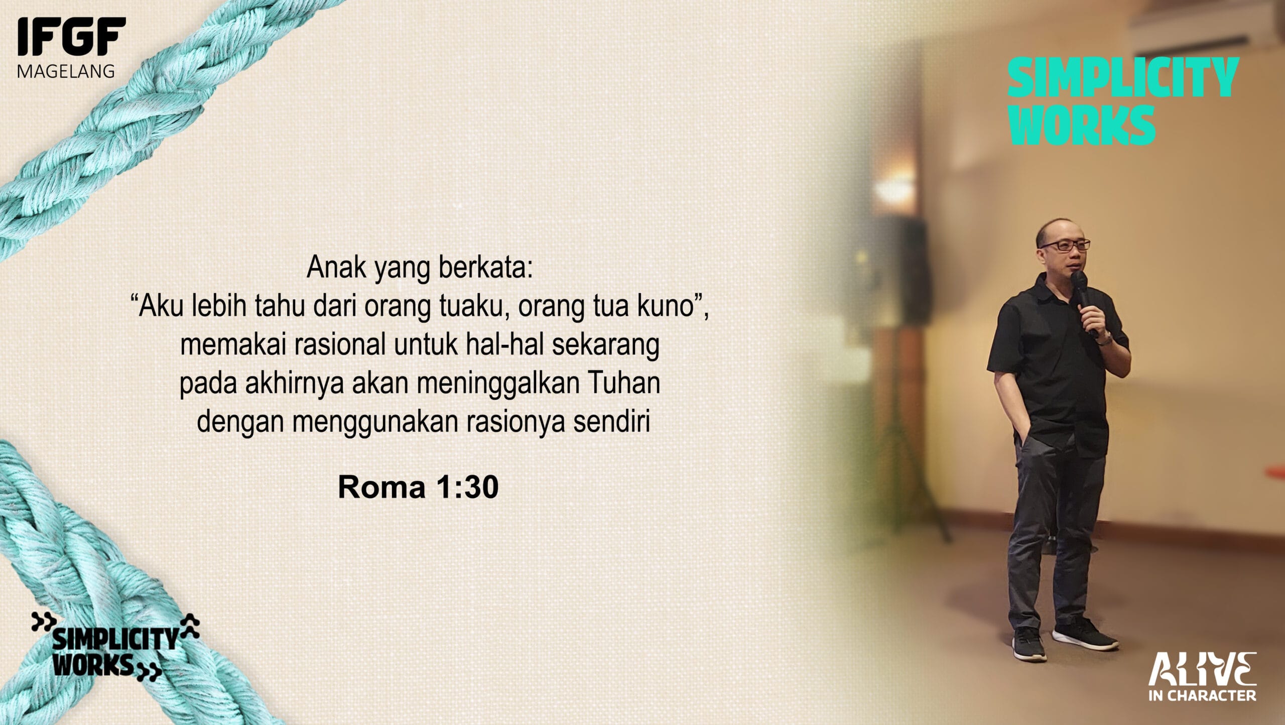 Dari Keselamatan Kepada Transformasi Hidup