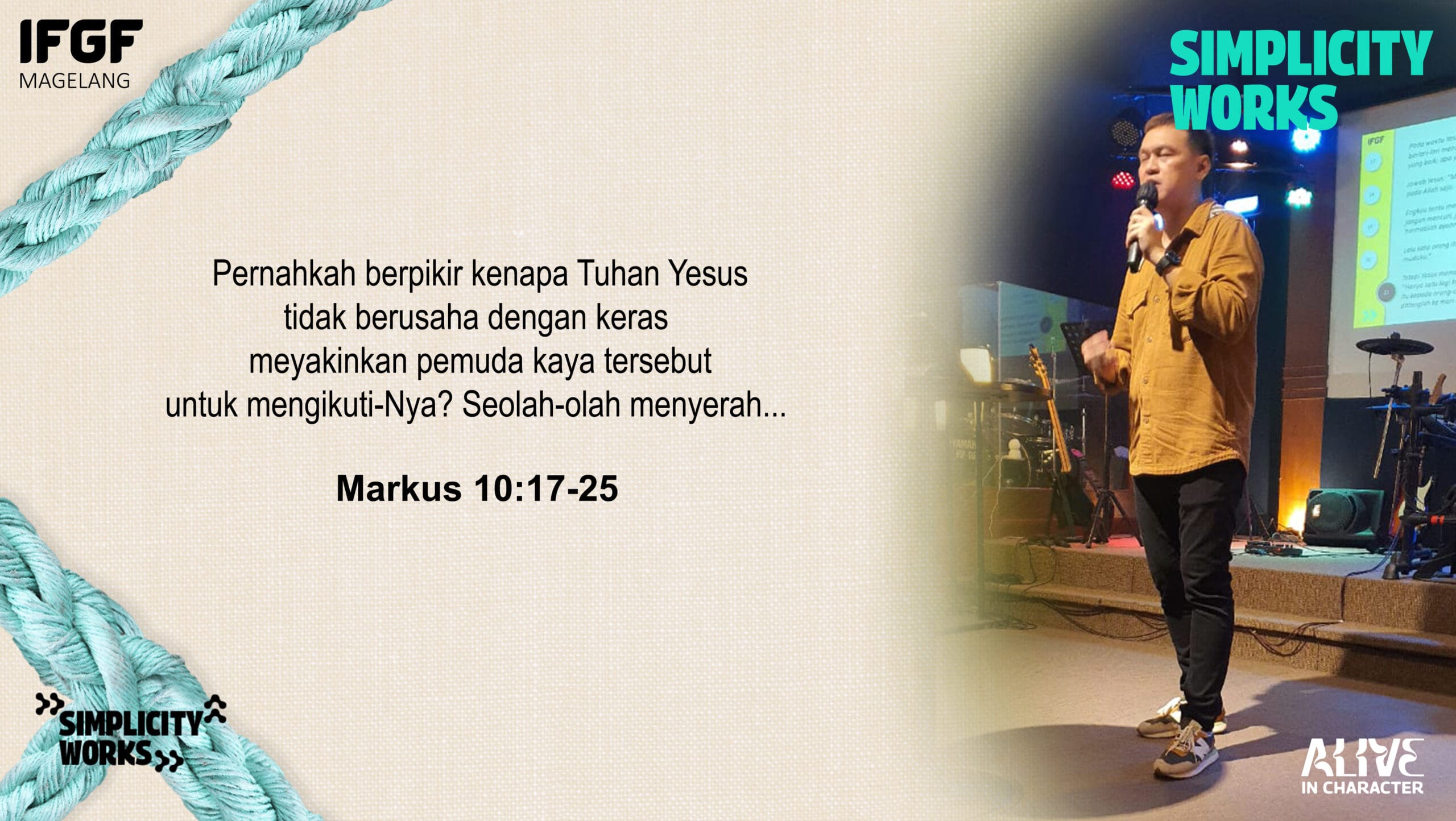 Mengikut Tuhan Dengan Belajar Hal Kecil Tentang Melepaskan